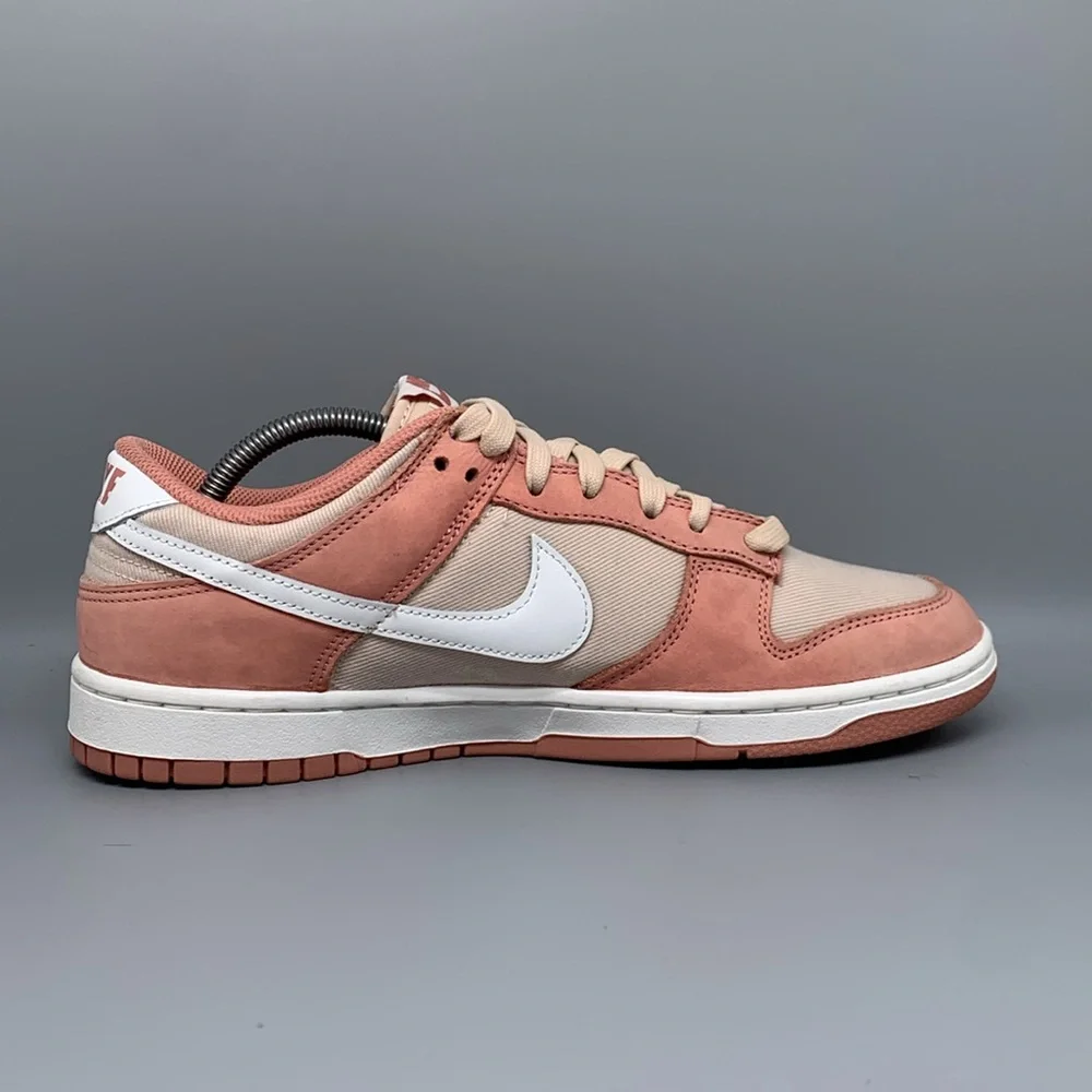 Nike Dunk Low Retro PRM Red Stardust‎ Shoes FB8895-601 Men's Sz 10.5